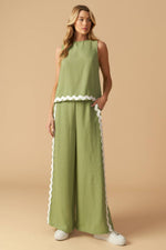 DRIFTING CURRENTS WOVEN PANTS - By Baano