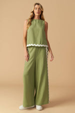 DRIFTING CURRENTS WOVEN PANTS - By Baano