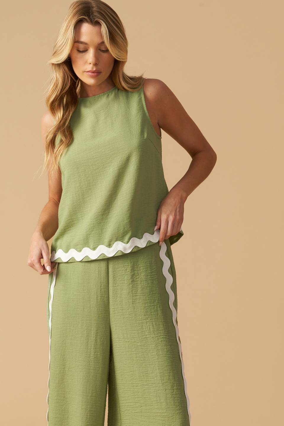 DRIFTING CURRENTS WOVEN PANTS - By Baano