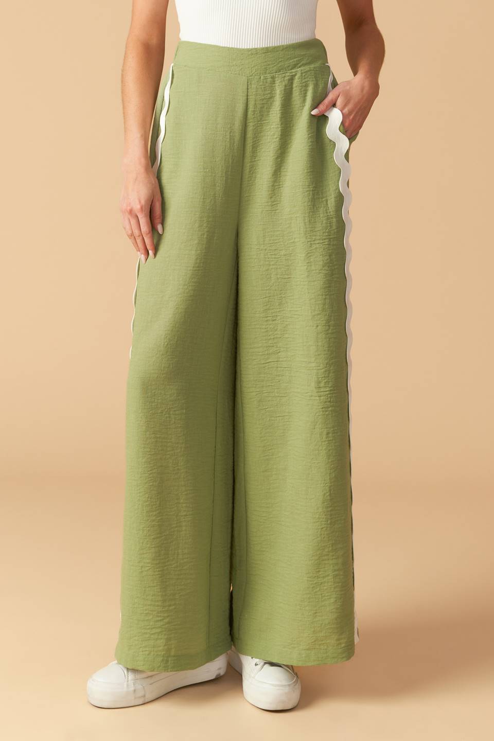 DRIFTING CURRENTS WOVEN PANTS - By Baano