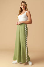DRIFTING CURRENTS WOVEN PANTS - By Baano