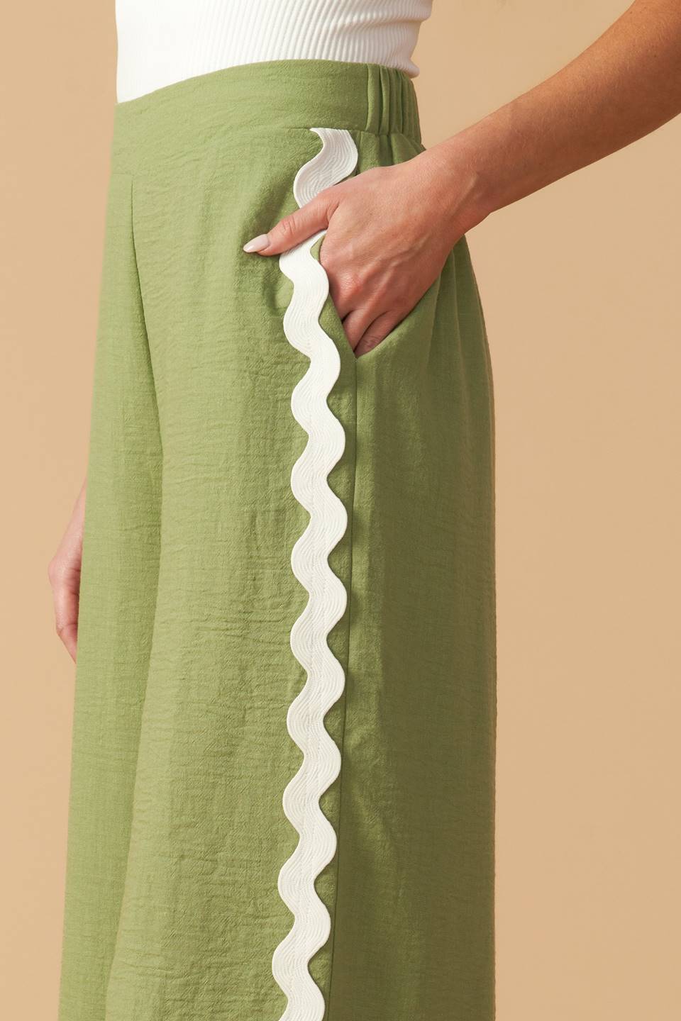 DRIFTING CURRENTS WOVEN PANTS - By Baano