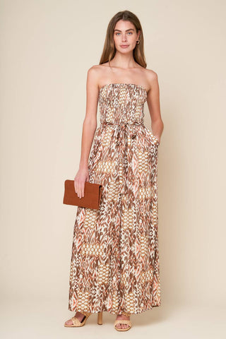 EPITOME OF ALLURE WOVEN JUMPSUIT - By Baano