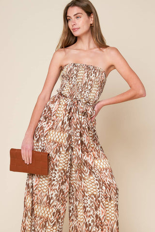 EPITOME OF ALLURE WOVEN JUMPSUIT - By Baano