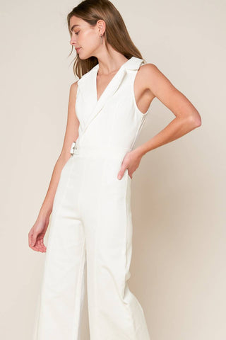 SHOPPING AROUND WOVEN JUMPSUIT - By Baano