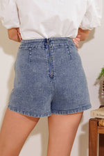 DISTANT SUN DENIM SKORT - By Baano