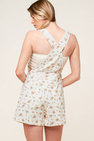 INVITE ONLY OFF WHITE WOVEN ROMPER - By Baano