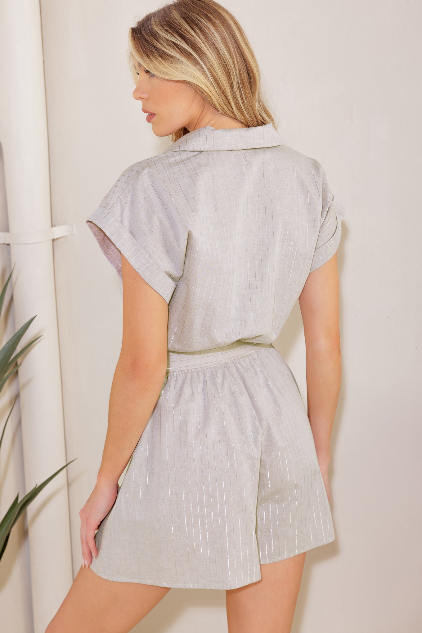 CALM REFLECTIONS WOVEN ROMPER - By Baano