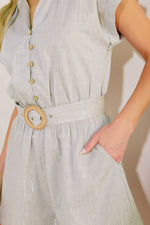 CALM REFLECTIONS WOVEN ROMPER - By Baano