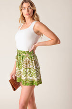 DISTANT ECHOES GREEN SHORTS - By Baano