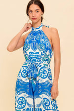 CROSS YOUR MIND WOVEN JUMPSUIT - By Baano