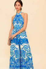 CROSS YOUR MIND WOVEN JUMPSUIT - By Baano