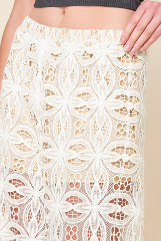 MEMORABLE FLIRT WOVEN LACE PANTS - By Baano