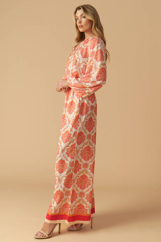 INTO THE NIGHT WOVEN WIDE LEG PANTS - By Baano