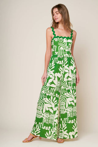 SIMPLY THE VIBE WOVEN JUMPSUIT - By Baano