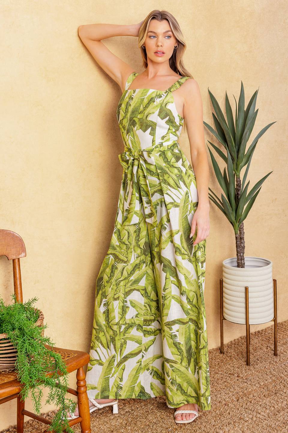 AMERICAN NIGHTS WOVEN JUMPSUIT - By Baano