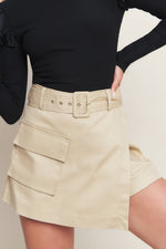 LET'S GO FOR DRINKS WOVEN SKORT - By Baano