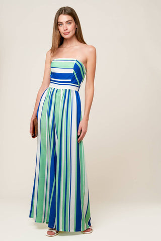 RIVERSIDE SIPS WOVEN JUMPSUIT - By Baano