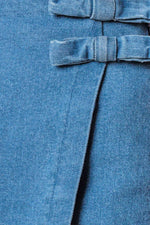 DISTANT ECHOES DENIM SKORT - By Baano