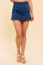 SUNDAY AFTERNOONS MEDIUM INDIGO SKORT - By Baano