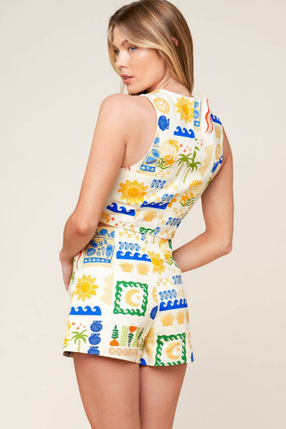 BON VOYAGE WOVEN SKORT - By Baano
