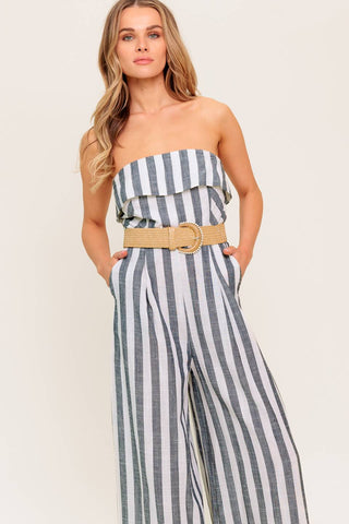 URBAN SOUL WOVEN JUMPSUIT - By Baano