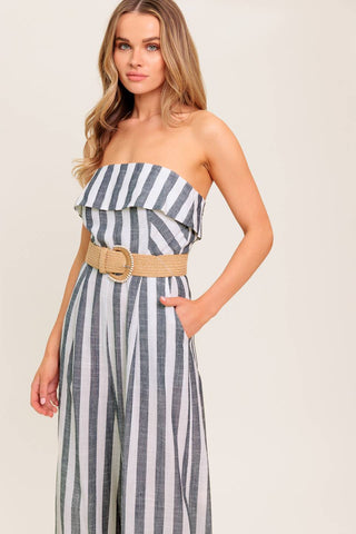URBAN SOUL WOVEN JUMPSUIT - By Baano