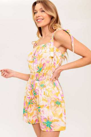 MOONLIT PATHWAY WOVEN ROMPER - By Baano