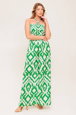 ANGELIC TOUCH GREEN WOVEN JUMPSUIT - By Baano