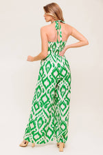 ANGELIC TOUCH GREEN WOVEN JUMPSUIT - By Baano