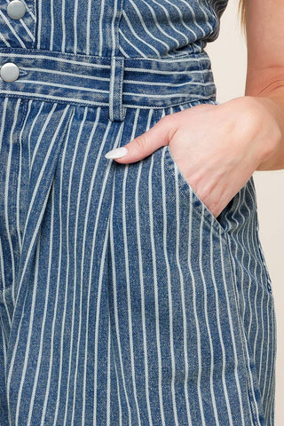 KEEP IT STYLISH DENIM ROMPER - By Baano