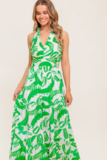 GARDEN WHISPER GREEN WOVEN JUMPSUIT - By Baano