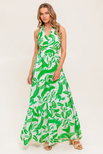 GARDEN WHISPER GREEN WOVEN JUMPSUIT - By Baano