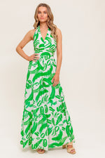 GARDEN WHISPER GREEN WOVEN JUMPSUIT - By Baano