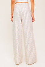 CITRUS FLOW IVORY WOVEN PANTS - By Baano