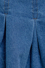 DREAMMIST MEDIUM INDIGO DENIM SKORT - By Baano