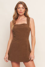 BROWN CODE CORDUROY ROMPER - By Baano