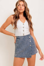 OCEAN BLISS DENIM SKORT - By Baano