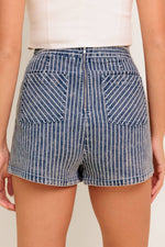 OCEAN BLISS DENIM SKORT - By Baano