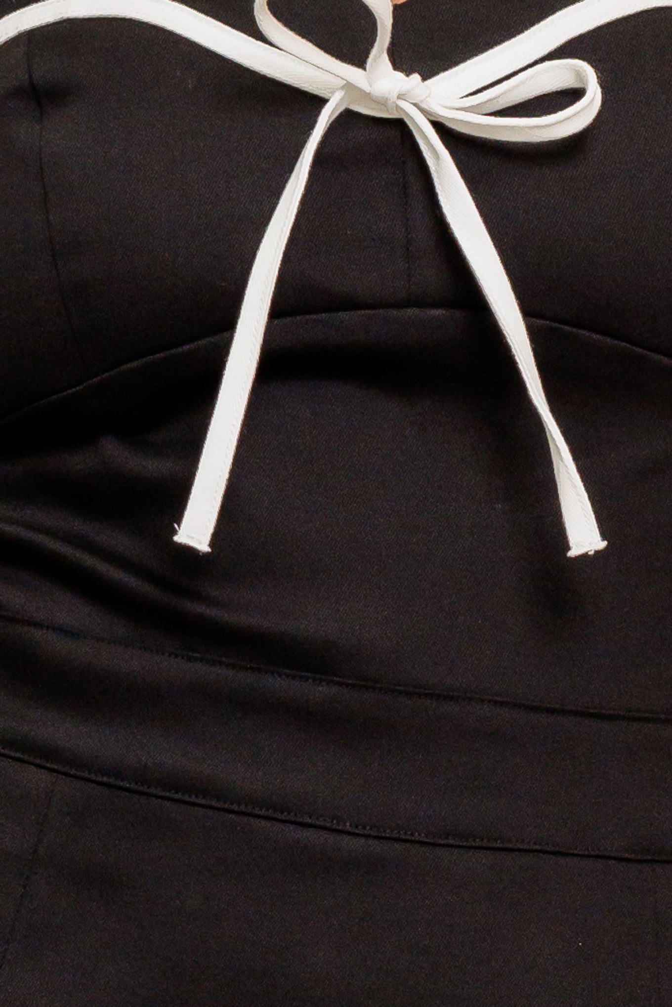 NOIR BOW COUTURE WOVEN SKORT ROMPER - By Baano