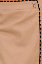 WAVY LINE WOVEN SKORT - By Baano