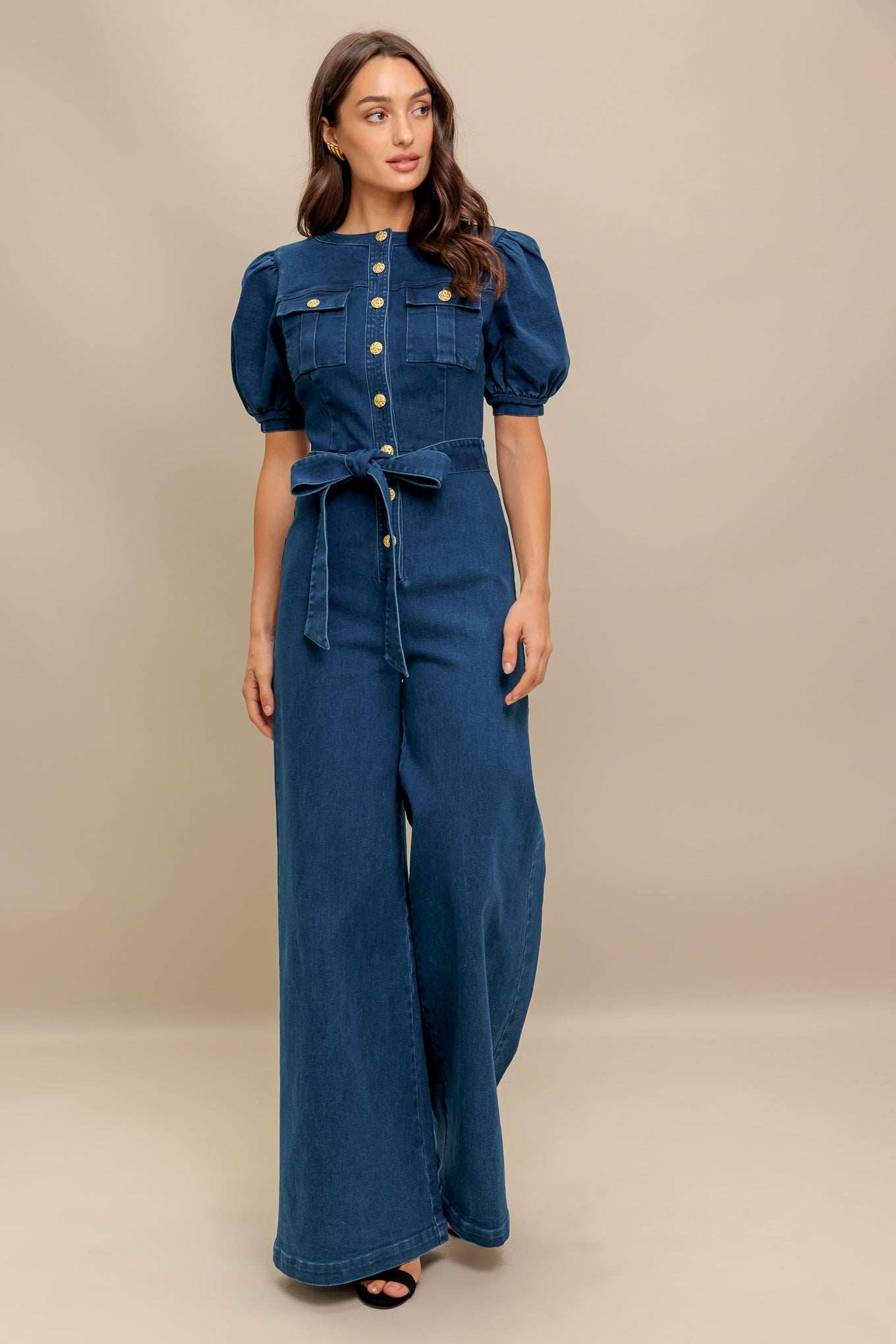 UTILITY QUEEN DENIM JUMPSUIT - By Baano