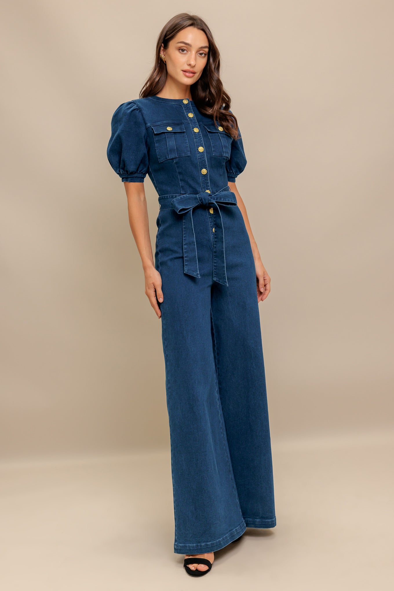 UTILITY QUEEN DENIM JUMPSUIT - By Baano