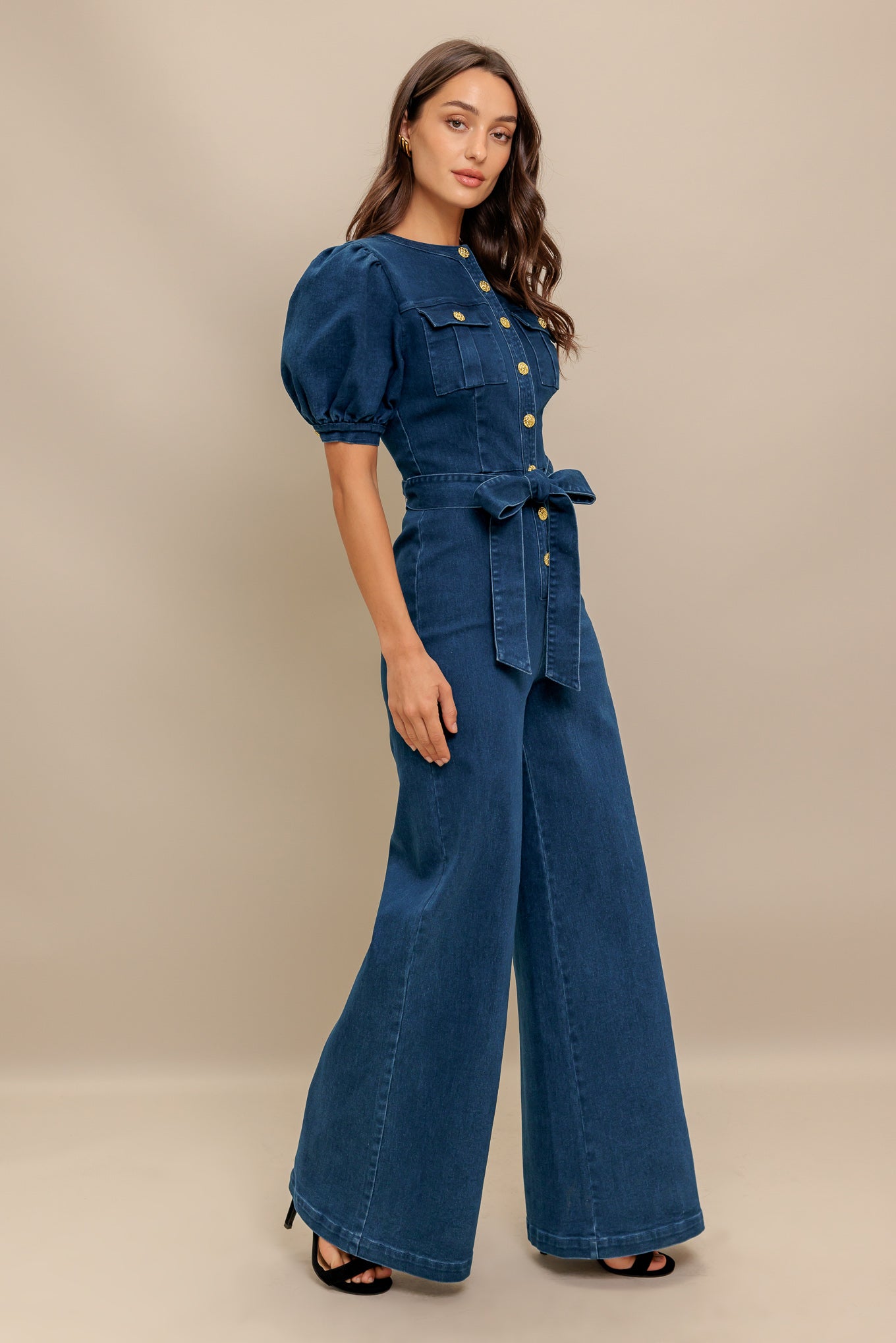 UTILITY QUEEN DENIM JUMPSUIT - By Baano
