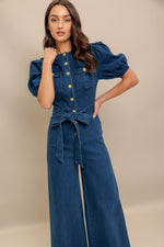 UTILITY QUEEN DENIM JUMPSUIT - By Baano