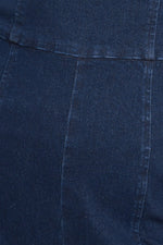 TRENDSETTING MEDIUM INDIGO DENIM JUMPSUIT - By Baano