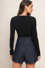 MODERN STAPLE WOVEN COMBINATION ROMPER - By Baano