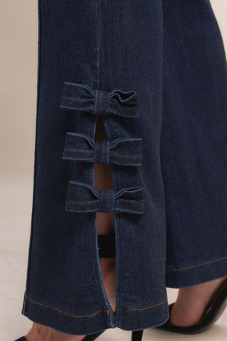 VINTAGE ICON DARK INDIGO DENIM PANTS - By Baano