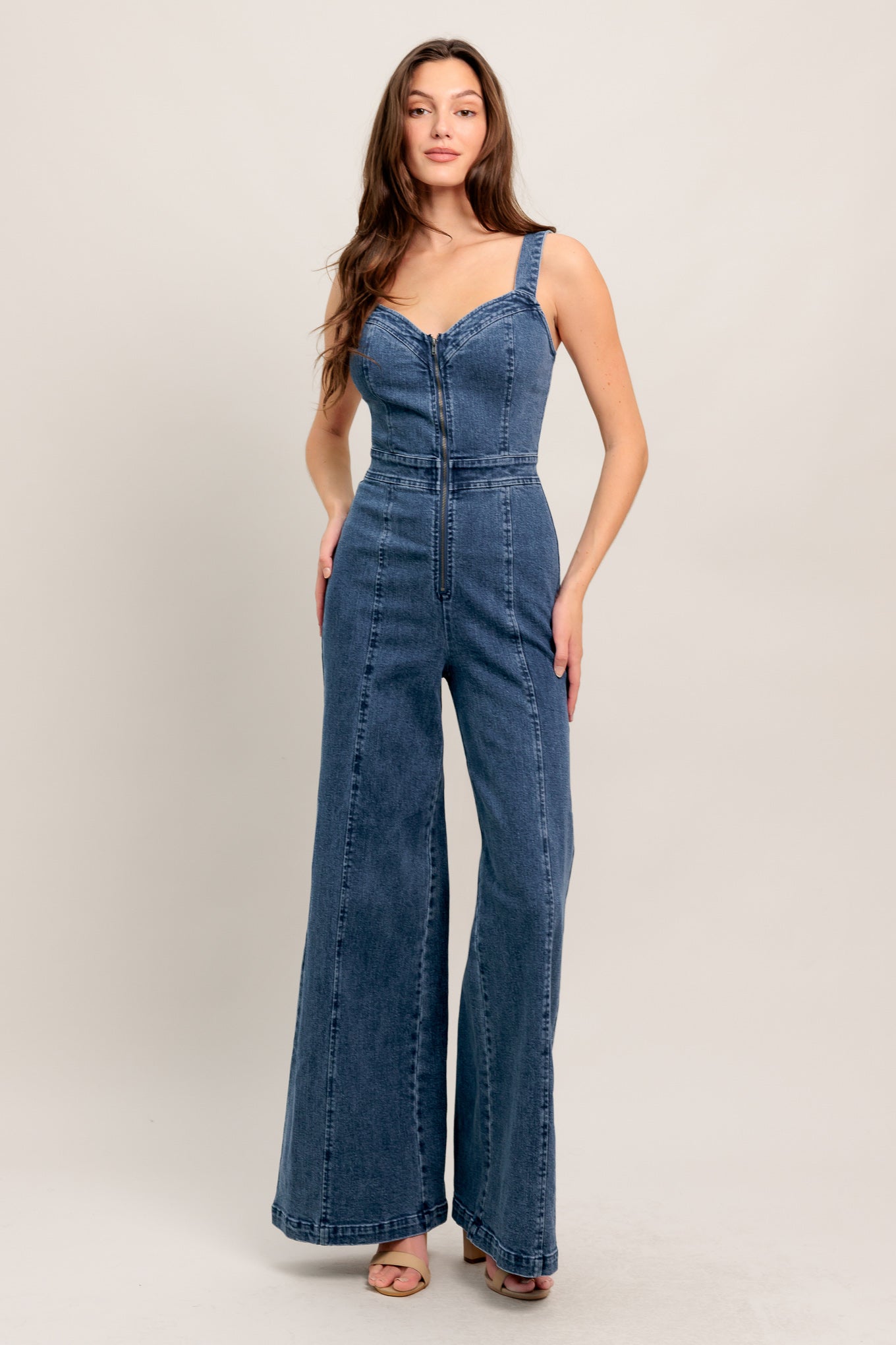 THE PERFECT FIT DENIM JUMPSUIT Flying Tomato