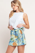 POSTCARD PERFECT WOVEN SKORT